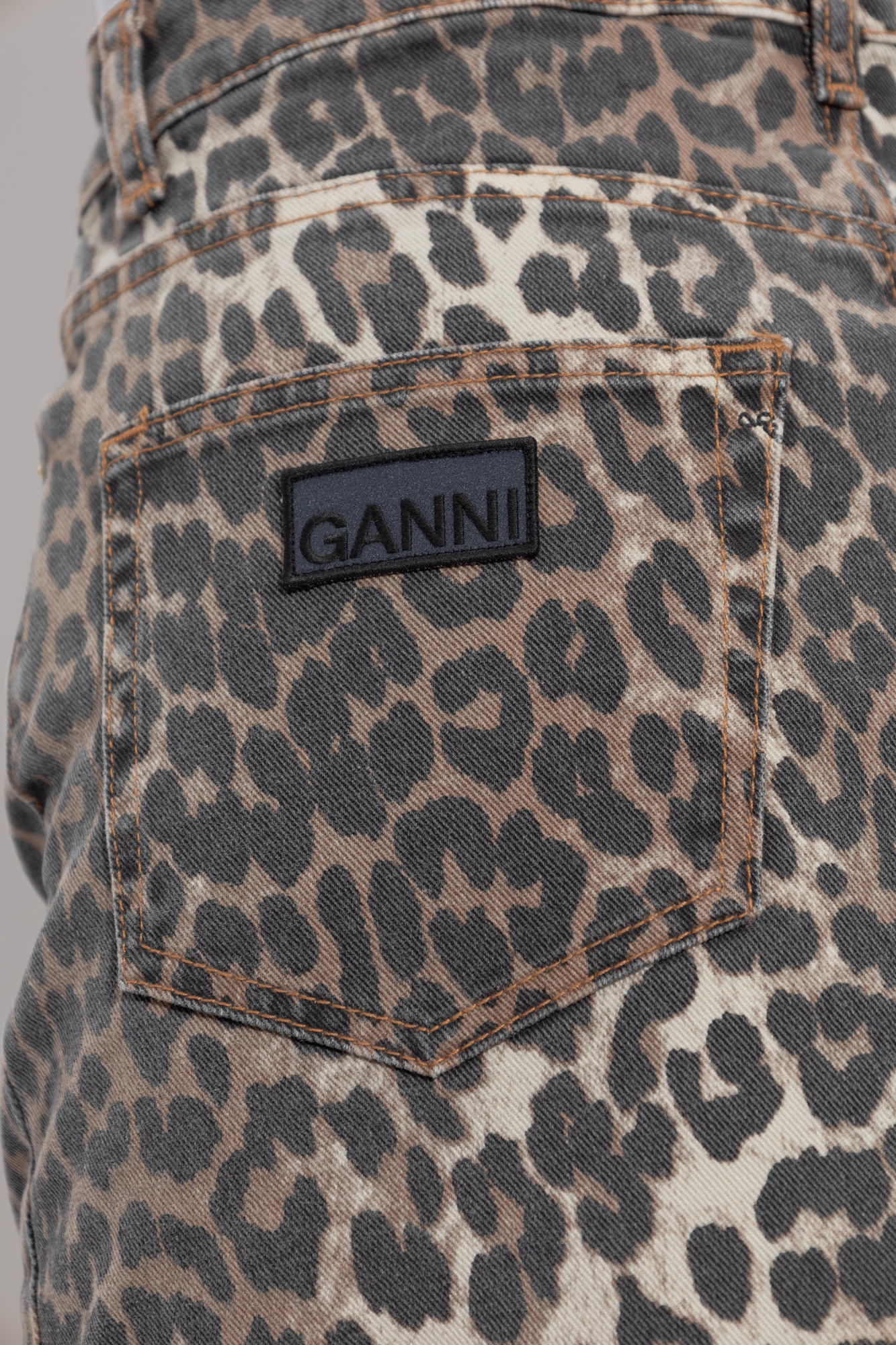 【関税＆送料込み】Ganni Denim Animalier Skirt Ganni Denim skirt with animal print | Women's Clothing | Vitkac